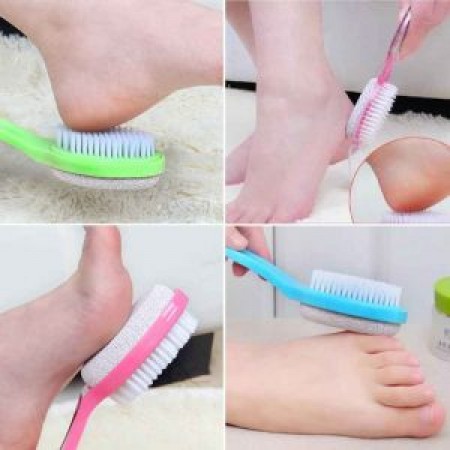 4 Step Multi-use Foot Care Brush Pedicure Paddle: