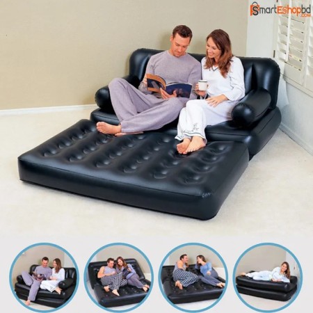 5 IN 1 AIR BED SOFA CUM BED WITH ELECTRIC PUMPUER