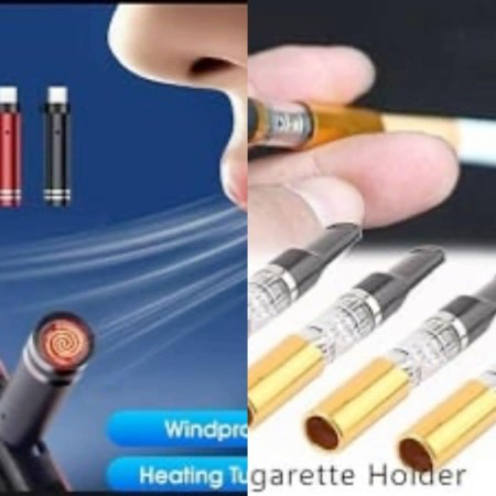 সিগারেট ফিল্টার (৫ পিছ) + Small Wind Proof Type-C Electric Heater= COMBO এখনএকসাথে